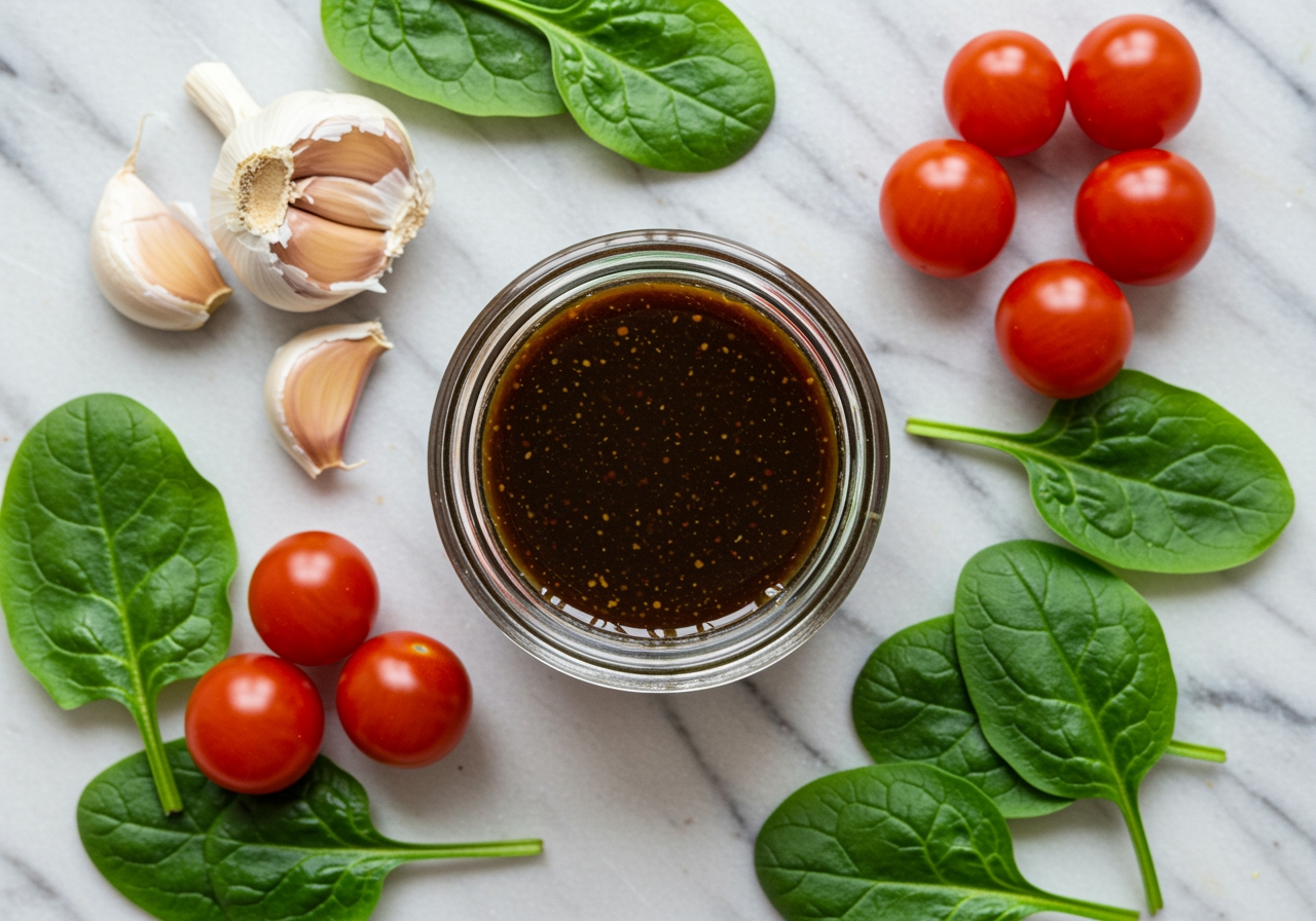 oil free balsamic vinaigrette 1
